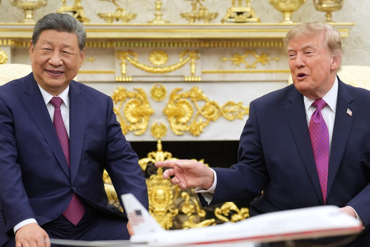 El presidente Trump y el presidente chino Xi Jinping se reunieron el jueves en la Oficina Oval.