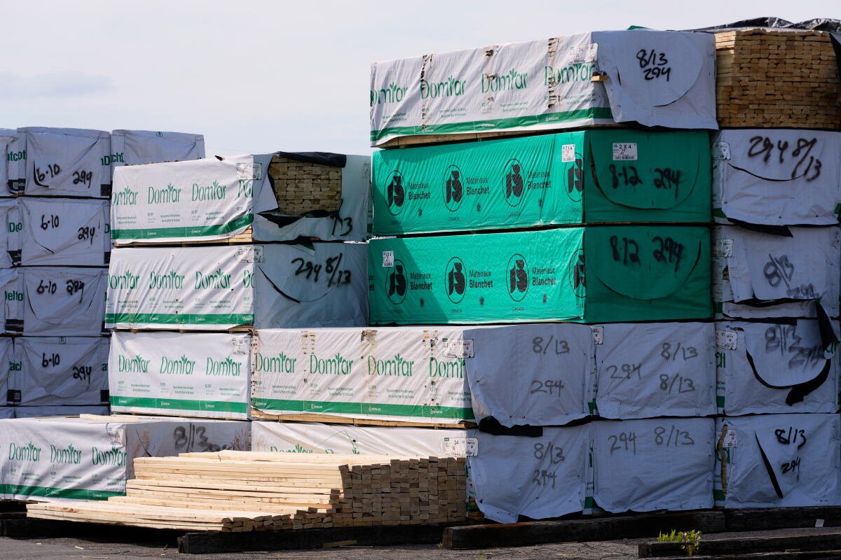 Canadian Lumber Products en Gutherie Lumber en Livonia, Michigan, en agosto.