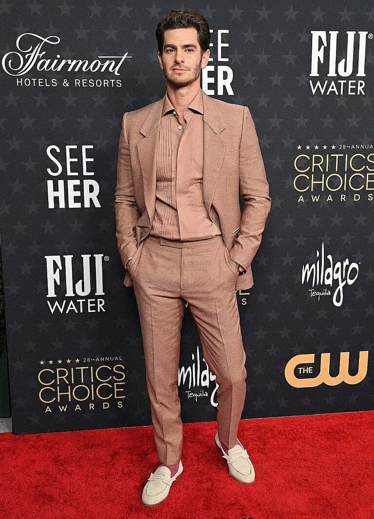 Andrew Garfield en la 28ª edición de los Critics' Choice Awards, Los Ángeles