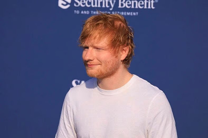 Ed Sheeran en la Gala Diamante Azul 2024