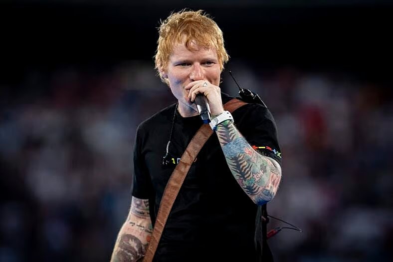 Ed Sheeran actúa en Madrid