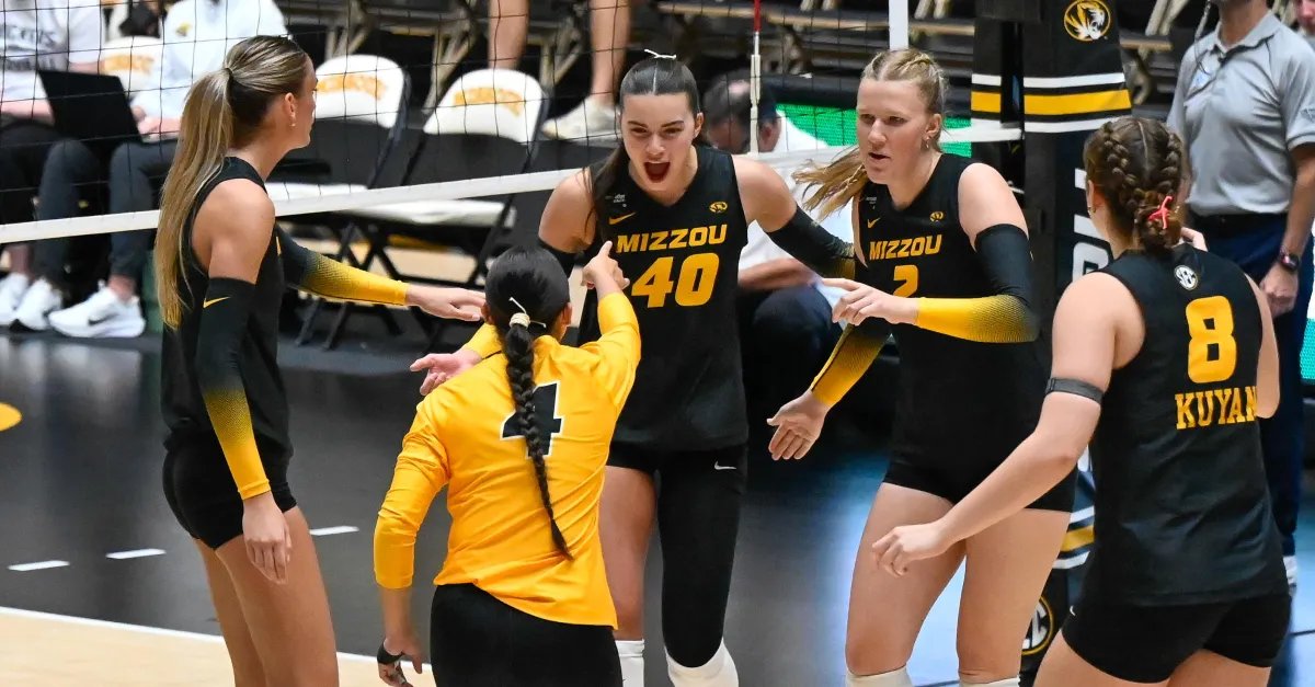 El voleibol de Mizzou arrasó con Wichita State detrás de un ataque equilibrado