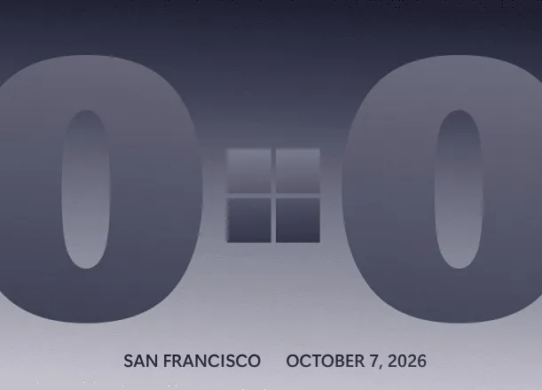 Microsoft anuncia evento de Windows y Surface el 7 de octubre