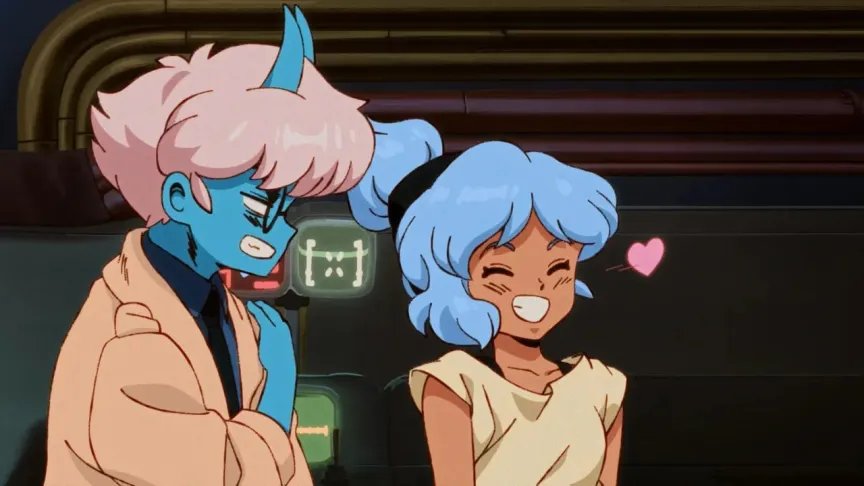 Maki y Omura conversan y se burlan mutuamente en escenas animadas producidas por Studio Massket.