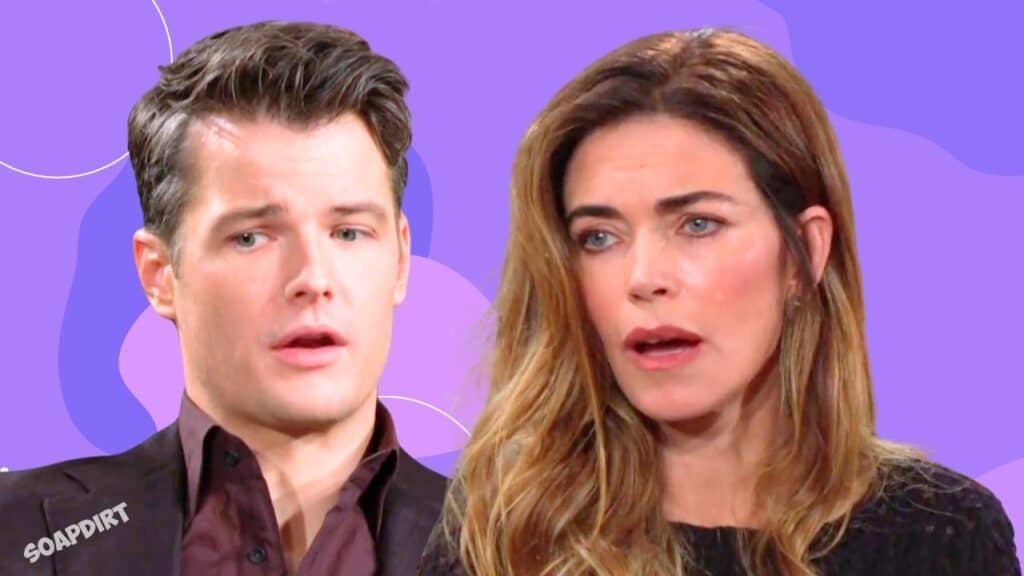 Los jóvenes y los inquietos: Kyle Abbott (Michael Mealer) - Victoria Newman (Amelia Heinle)