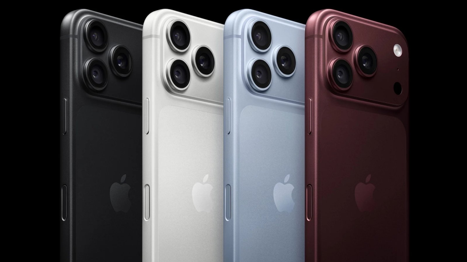 Cuatro iPhone 18 Pro.