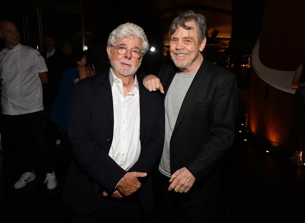 George Lucas y Mark Hamill