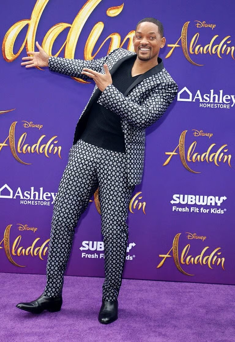 Will Smith en la premiere de 'Aladdin' en Los Ángeles