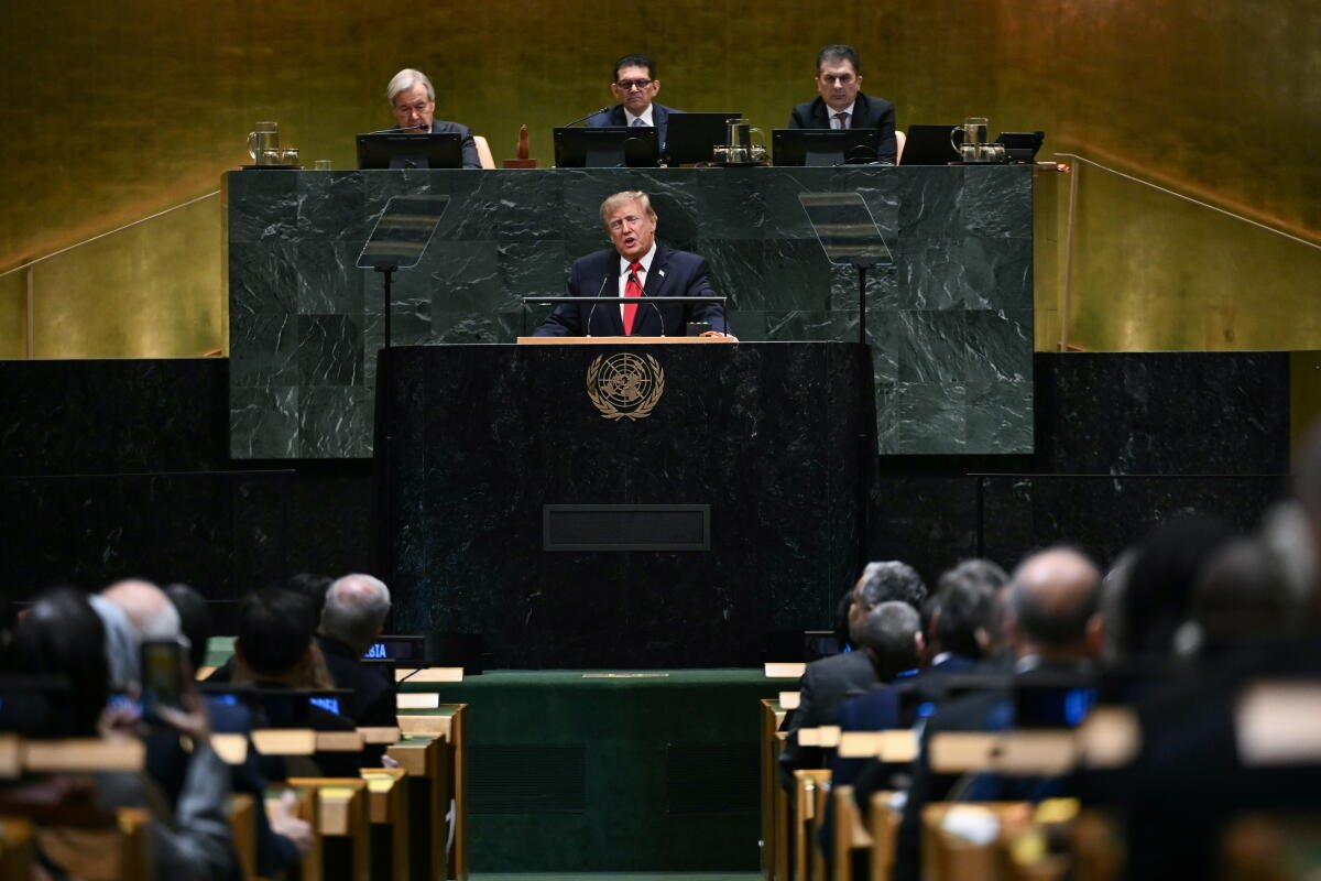 El presidente Trump conversa con las Naciones Unidas 