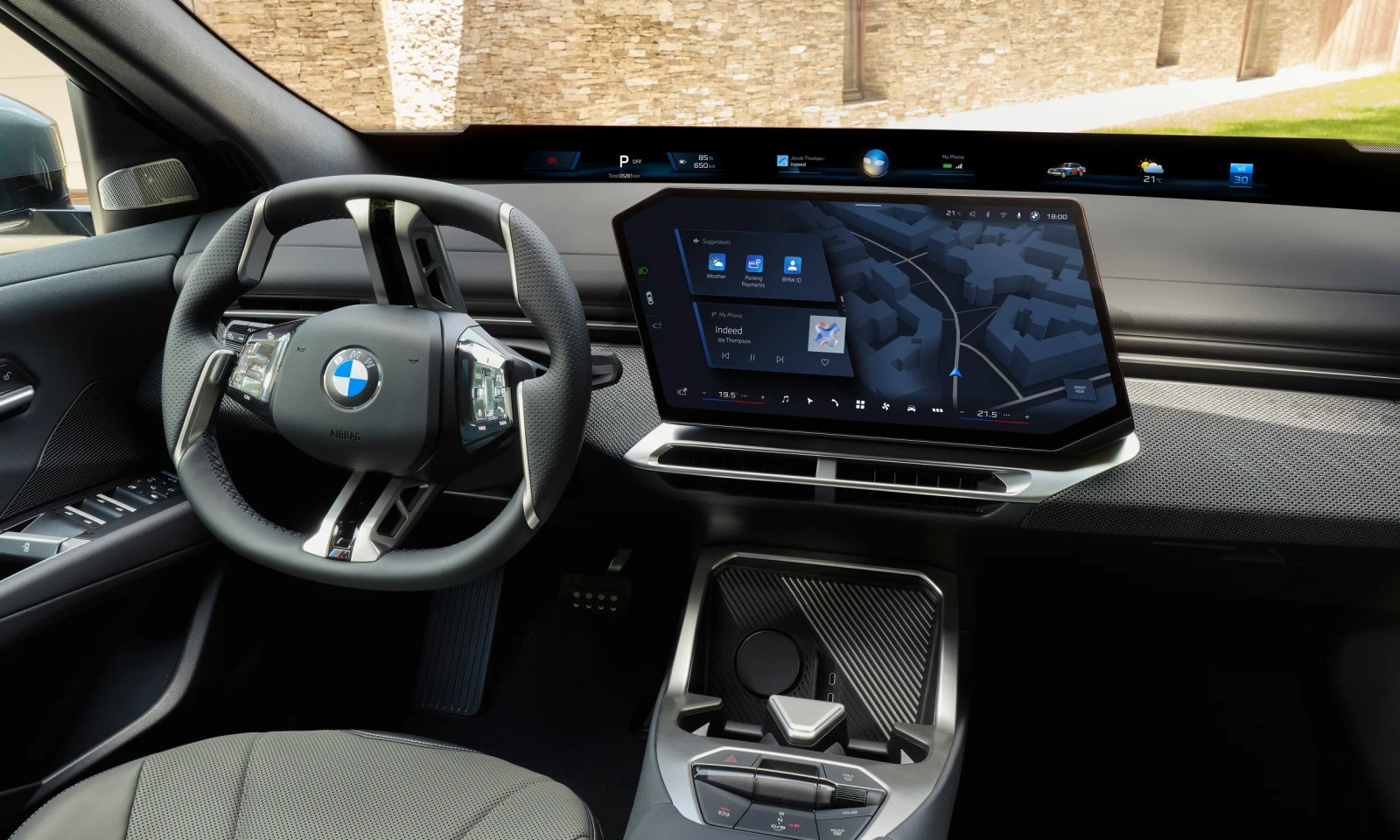 Interior del BMW iX4