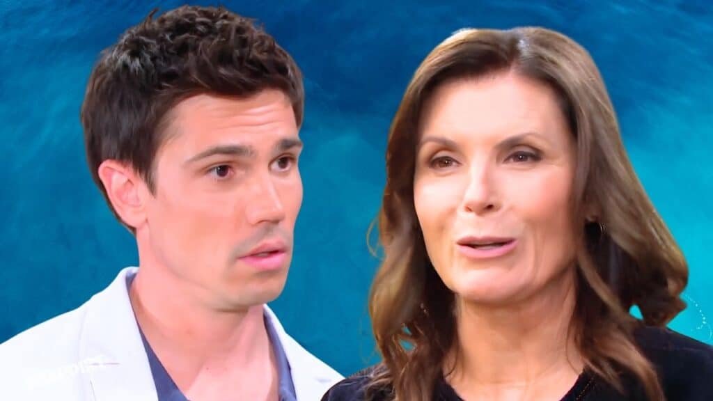 El atrevido y el bello: John "finlandés" Finnegan (Tanner Nowlan) como Sheila Carter (Kimberlynn Brown) 