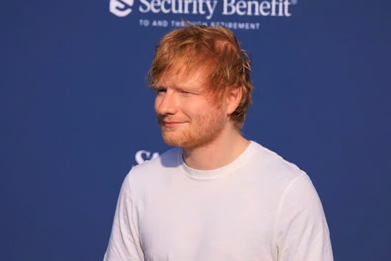 Ed Sheeran en la Gala Diamante Azul 2024