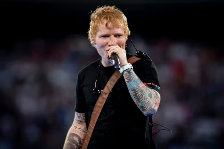 Ed Sheeran actúa en Madrid