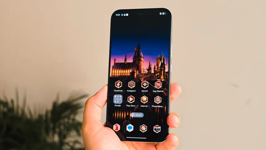 Pantalla Realme 16 Pro 5G Edición Harry Potter.