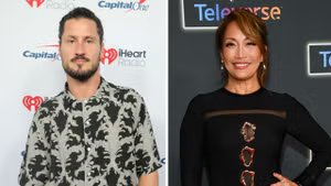 Valentin Chmerkovskiy (Crédito de la foto: Ian Mulley/Getty Images) y Carrie Ann Inaba (Crédito de la foto: Chris Delmas/AFP vía Getty Images)
