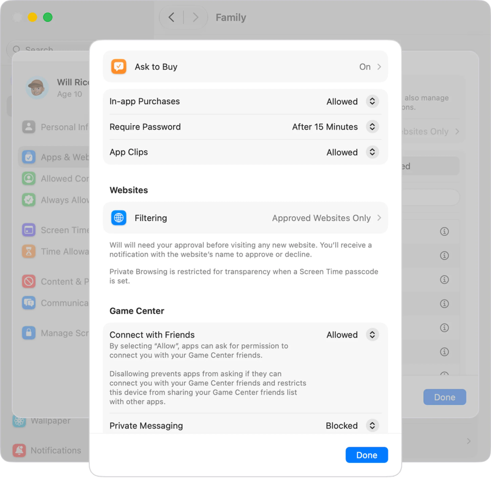 Función Preguntar exploración en Macos