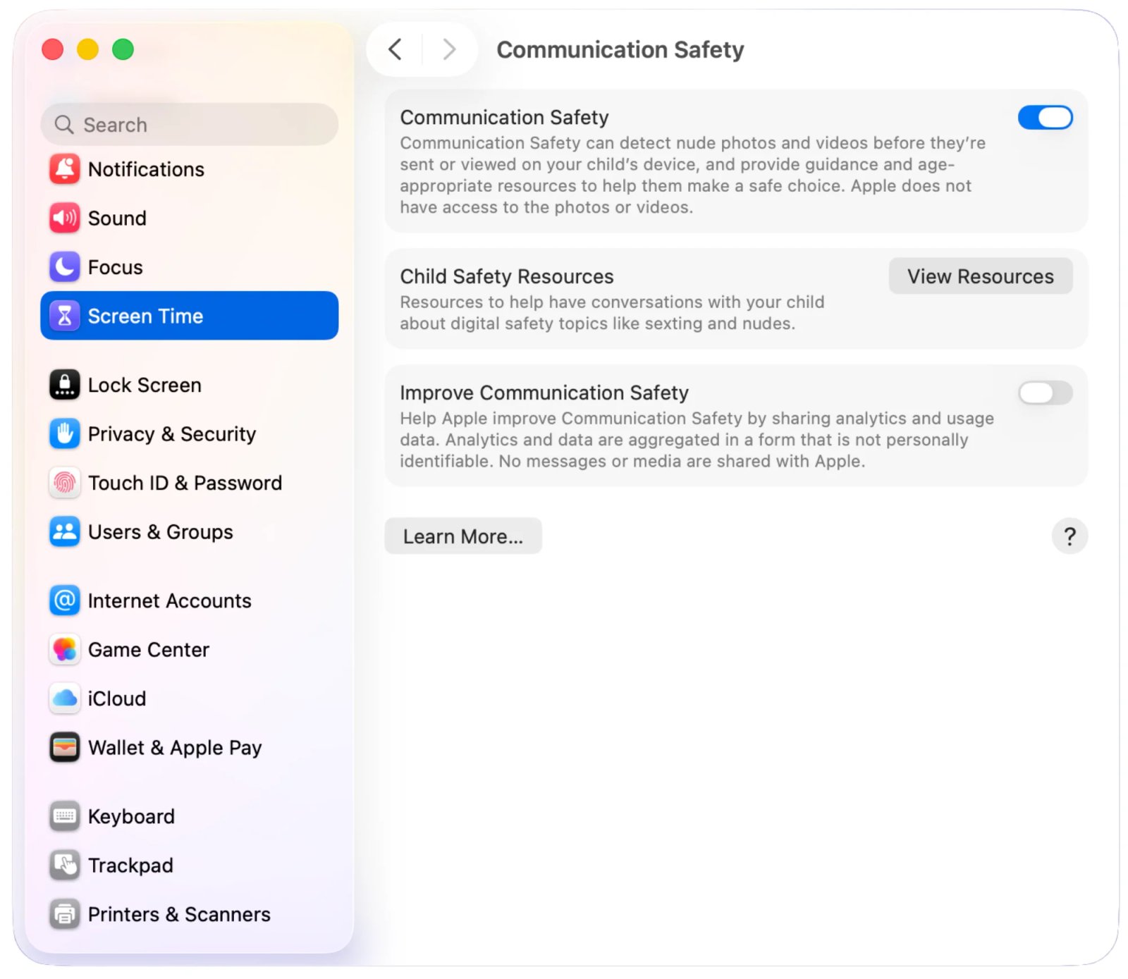 Herramientas de seguridad de las comunicaciones en Macos