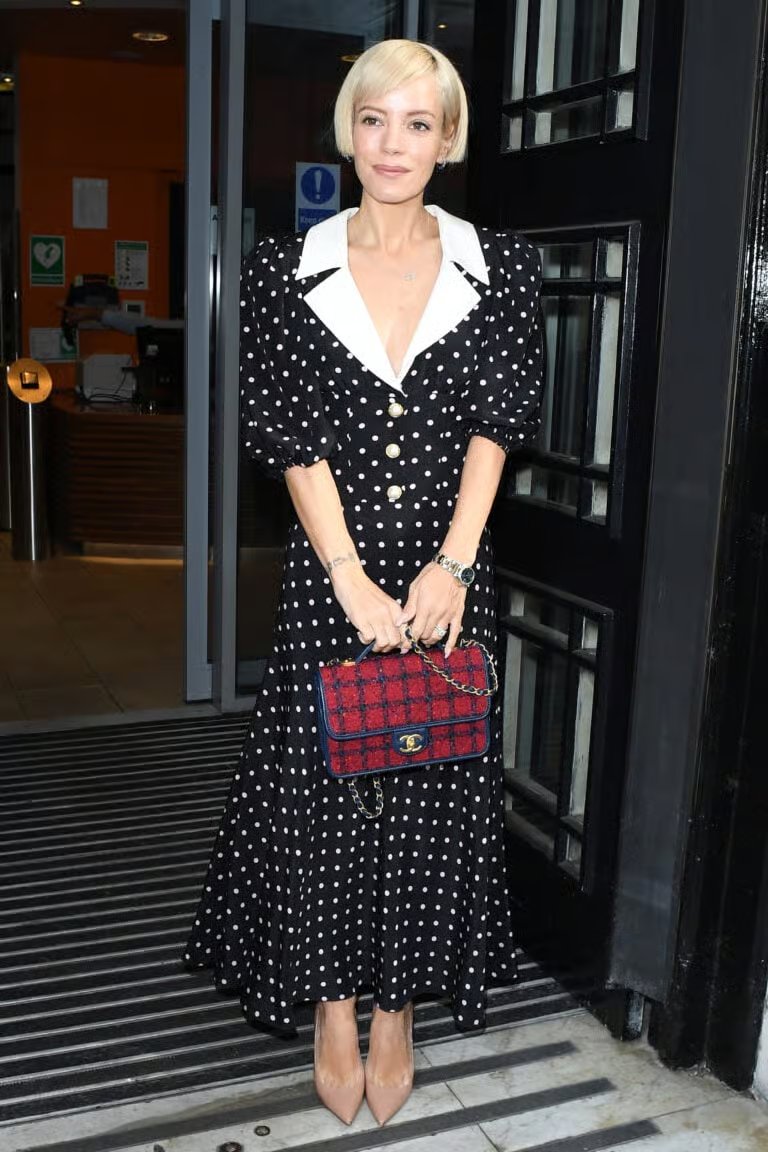 Lily Allen fue vista en los estudios de BBC Radio 6 en Londres