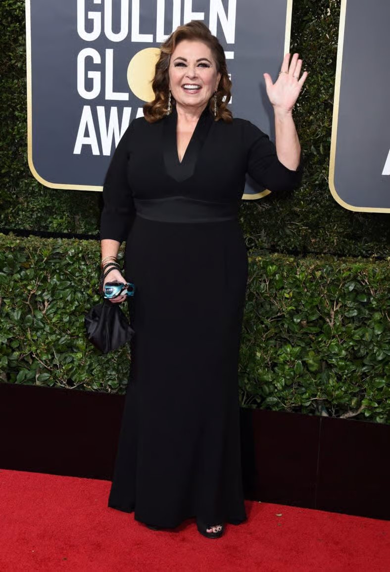 Roseanne Barr en la 75ª edición de los Globos de Oro - Llegadas